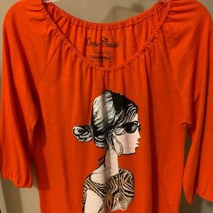 Onque Casuals 3/4 Length Sleeve Cotton Top